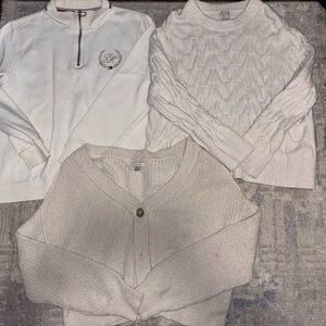 American Eagle, Tommy Hilfiger and target brand sweaters